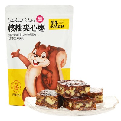 新疆特产枣仁派网红同款枣夹核桃升级版真空独立小包装休闲小零食图3