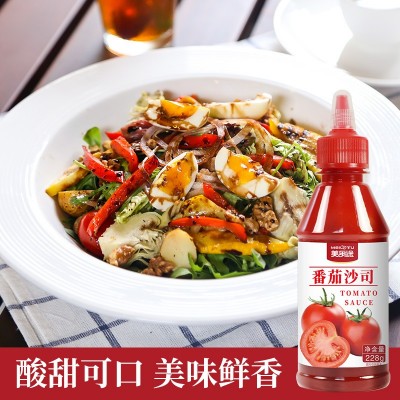 沙拉酱番茄酱沙司0脂肪甜辣酱黑胡椒酱挤压瓶手抓饼轻食蔬菜专用图3