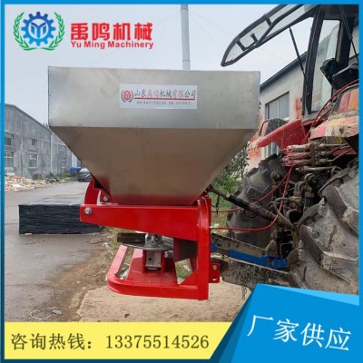拖拉机带后传动双盘不锈钢撒肥机不锈钢扬肥器大容量不锈钢撒肥机图4