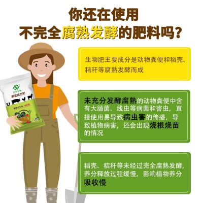 江平生物厂家直销300g有机肥鸡粪羊粪猪粪蚯蚓粪种菜肥批发代发图4