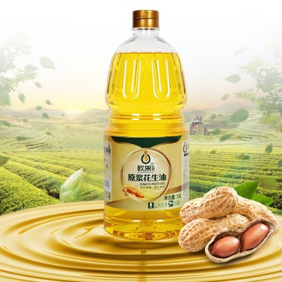 欧果压榨纯花生油1.8L植物油食用油厂家批发非转家用全程生产直播图4