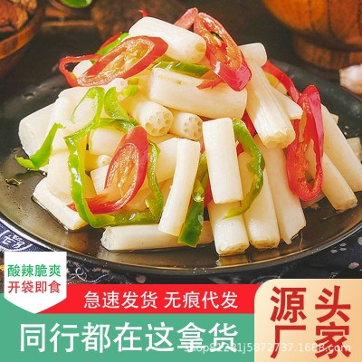 湖北特产新鲜泡椒藕带腌制下饭菜开袋即食凉菜泡菜酸辣泡藕带400g图2
