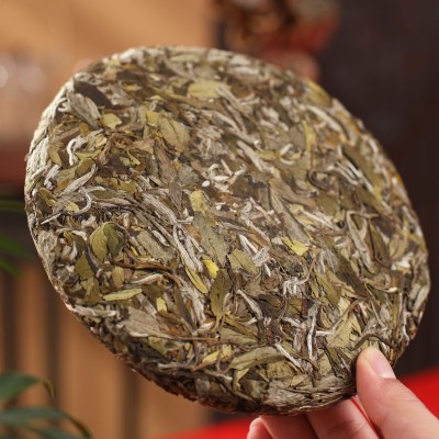 福鼎白茶牡丹王白牡丹老白茶饼高山陈年野生茶叶散装花香300g批发图2
