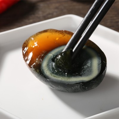微山湖松花蛋鸭皮蛋无铅工艺10枚600g溏心传统工艺特产整箱批发20图4
