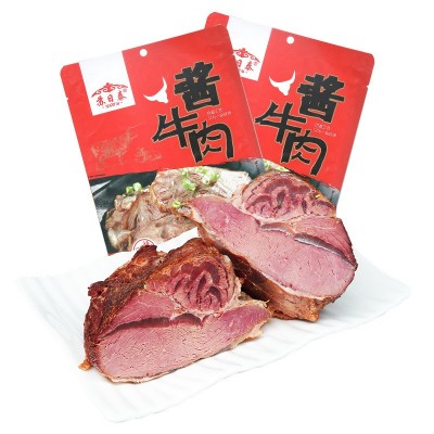 150g酱牛肉内蒙古厂家熟食卤牛肉酱牛腱下酒菜健身代餐熟牛肉小吃图5