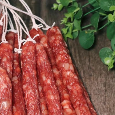 广式加瘦腊肠 5KG箱装风味腊肠商用酒店饭堂广东黄埔腊味厂家批发图2