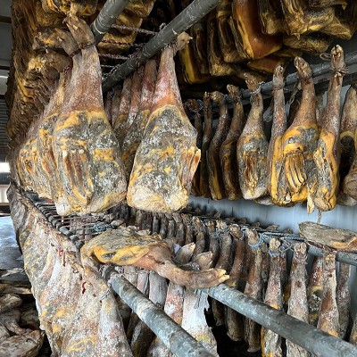 金华特产火腿毛腿4-15斤酒店餐桌家庭自用大火腿 手工制作图3