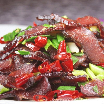 腊牛肉湖南特产农家自制烟熏腊味腌制腊肉瘦肉黄牛肉干500g熏肉图4