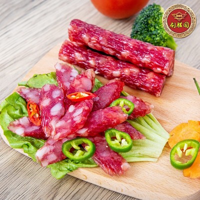 批发广式广味腊肠广东香肠腊肉散装猪肉香肠烤肠 餐饮中山黄圃厂图1