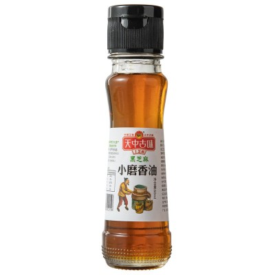 小磨香油黑芝麻油河南驻马店特产235ml石磨水代法传统工 艺家用油图4