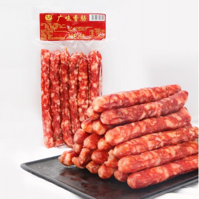 广式腊肠广式甜肠广东腊肉商用广味小香肠特色腊味正宗甜味红肠