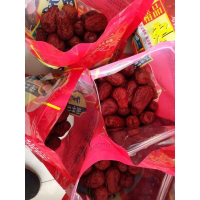 新疆和田大枣 大量批发代发红枣500g 袋装煲汤煮粥骏枣特产大红枣图5