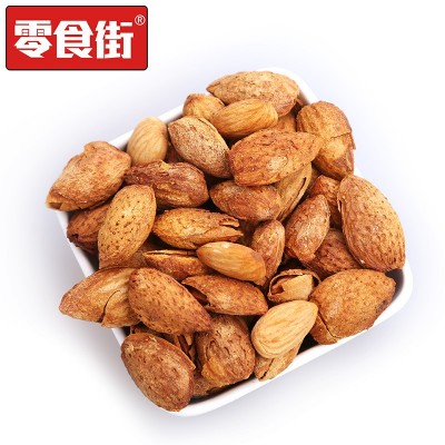 巴旦木批发杏仁坚果零食干果年货巴塔木新货扁桃仁大颗粒65克袋装图5