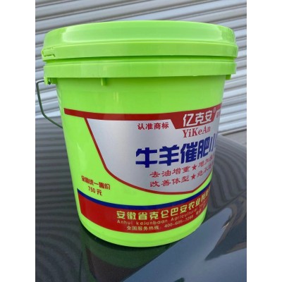 克仑巴安 育肥催肥 亿克安牛羊催肥 小料 塑体型拉骨架 15斤桶装图3