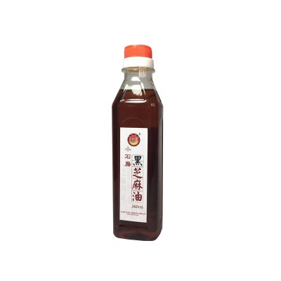 黑芝麻油360ml纯小石磨香油河南驻马店特产商超批发直播带货包邮图4