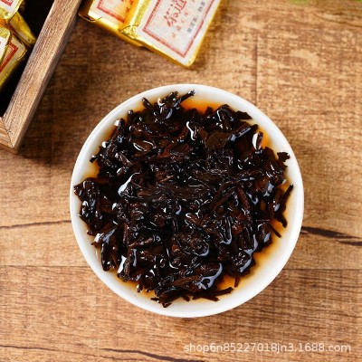 批发云南勐海普洱茶叶原味500g迷你小沱茶饼干茶熟散茶图4