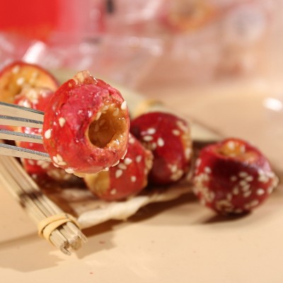 冻干冰糖葫芦超大量8斤装冻干山楂空心无核零食独立包装整箱批发图2