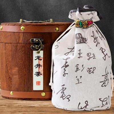 新茶明前龙井绿茶茶叶新茶春茶散装茶叶批发木桶装罐装袋装散装图4
