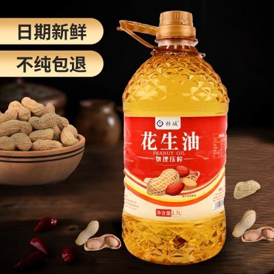 花生油农家自榨2.7升大桶装家用商用食用油粮油炒菜油植物油批发图2