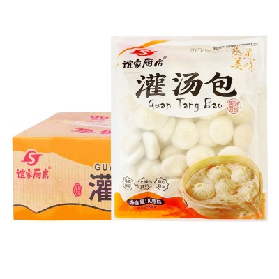 谊家厨房灌汤包早餐速食灌汤包特色鲜肉汤包半成品整箱6袋图5