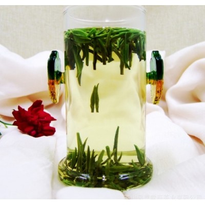新茶绿茶扁形茶高山云雾春茶明前雀舌茶单芽芽尖嫩芽茶湖北绿茶图4