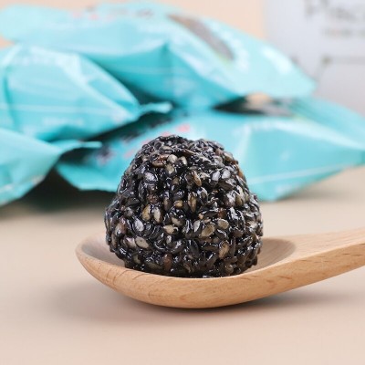 黑芝麻丸熟芝麻球手工开袋即食网红孕妇儿童零食小吃休闲食品图4
