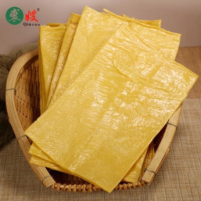 手工豆皮豆腐皮干货新鲜爽口火锅豆皮食材凉拌菜干豆皮丝豆皮豆干图2