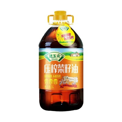 农家小榨菜籽油5L菜籽油无添加无勾兑头道压榨图5