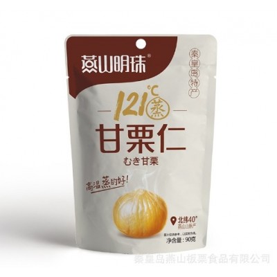 燕山明珠 开袋即食 熟板栗仁 90克/袋 山-姆同款图5