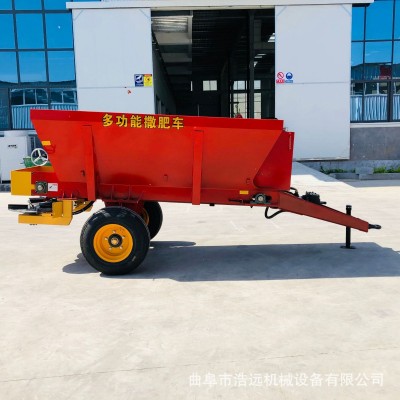 小型牵引式3方拖拉机带的撒粪车施肥机多少钱一台猪样粪便撒粪机图3