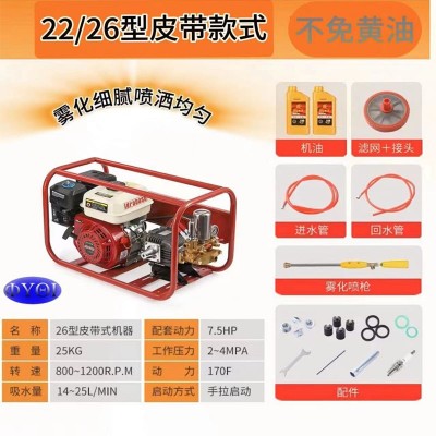 厂家直销汽油喷雾器三缸柱塞泵打药机高压园林果树农用水泵免黄油图3