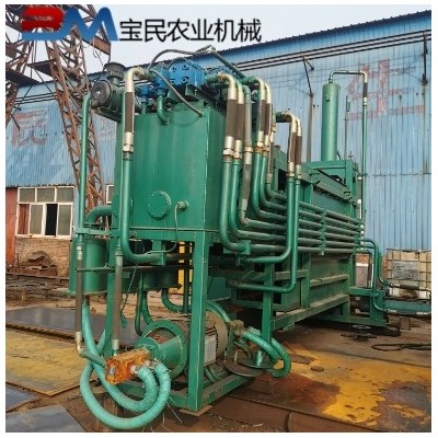 全自动高密度秸秆草块机效率高,新型号,唐山宝民秸秆打包机厂