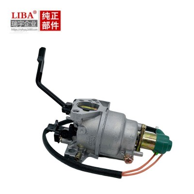 批发汽油发电机配件适用于188F190F动力机组化油器手动风门化油器图3