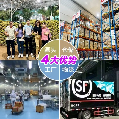 榴莲碎肉泰国金枕头速冻榴莲肉冷冻无核榴莲整箱水果批发烤榴莲图4