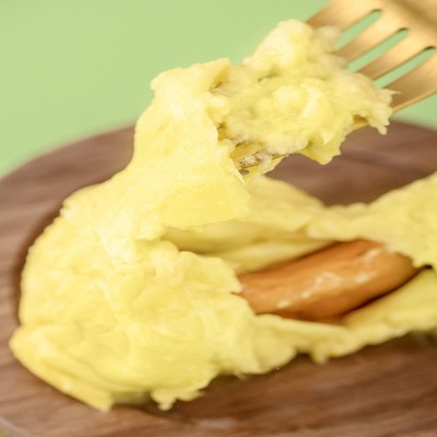 泰国进口金枕头冷冻榴莲新鲜水果 有核果肉即食精装树熟盒装250g图5