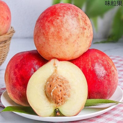现货现摘露天水蜜桃5斤 冬脆桃毛桃当季时令整箱孕妇桃子新鲜水果图4