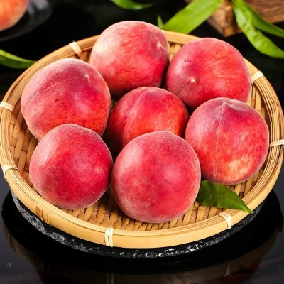 现货现摘露天水蜜桃5斤 冬脆桃毛桃当季时令整箱孕妇桃子新鲜水果图3