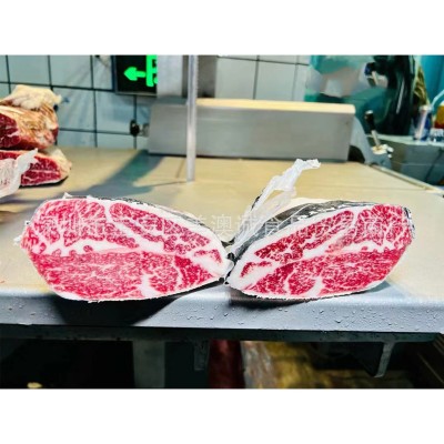 新西兰78厂和牛原切眼肉盖眉烤肉牛排 雪花烧烤谷饲牛肉火锅片图5