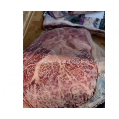 澳洲154/558谷饲板腱牛排匙柄三筋火锅片 安格斯M3M5雪花牡蛎牛肉图3