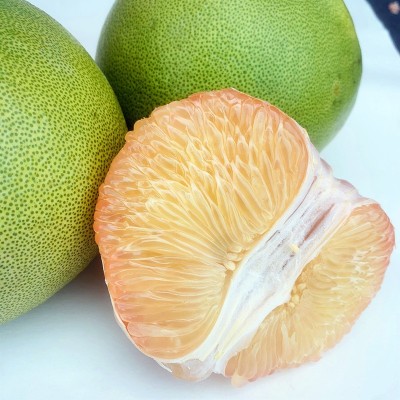 泰国金柚翡翠红心蜜柚西施蜜柚纯甜孕妇新鲜水果青皮红肉柚子图3