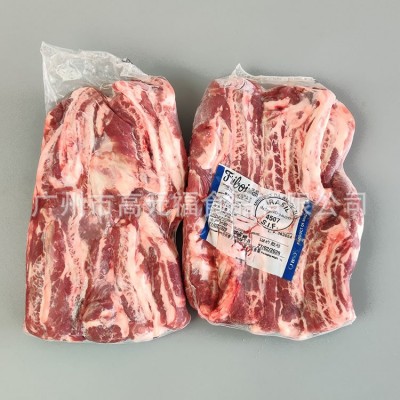 巴西正关牛肋条 雪花短肋间肉 中西餐原切食材 韩式烧烤火锅牛肉图2