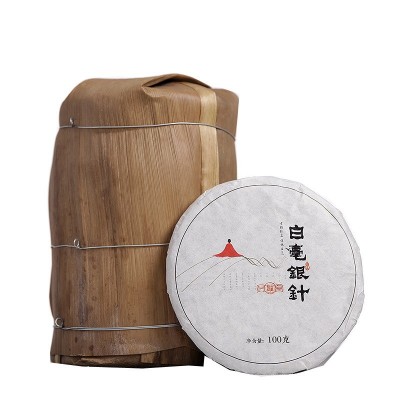 云南大树白茶 云南白毫银针100g小饼茶叶 景谷单芽月光白大量批发图5