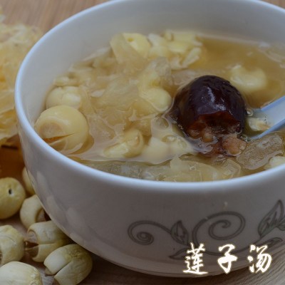 湖南湘潭产地寸三莲去芯磨皮白莲子500g无心湘莲无芯莲子干货特产图3