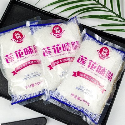 莲花牌味精200g味精颗粒调味调料粮酿造炒菜提鲜家用商用非鸡精图2