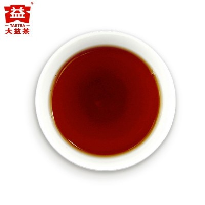 大益普洱茶 2001批金针白莲357g饼熟茶老茶客青睐 茶叶图4
