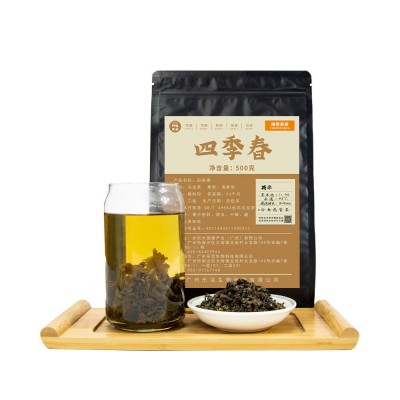 定制四季春奶茶店专用原料大包装铁观音蜜雪水蜜桃果青乌龙茶调饮图3