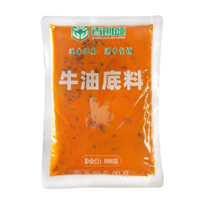 青创食品牛油底料麻辣火锅料商用装批发500g串串香麻辣烫小火锅料图5
