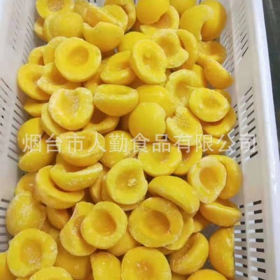 新鲜水果速冻黄桃瓣冷冻黄桃肉无核黄桃罐头果汁烘焙果酱1kg图2