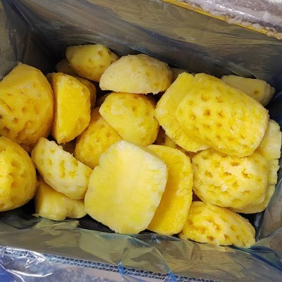 冷冻菠萝块散装 凤梨块 餐饮标准散批包冷链图3