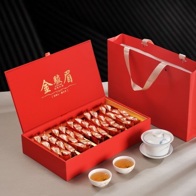 武夷山红茶金骏眉茶叶新茶礼盒装大红袍正山小种送礼抖音一件代发图2